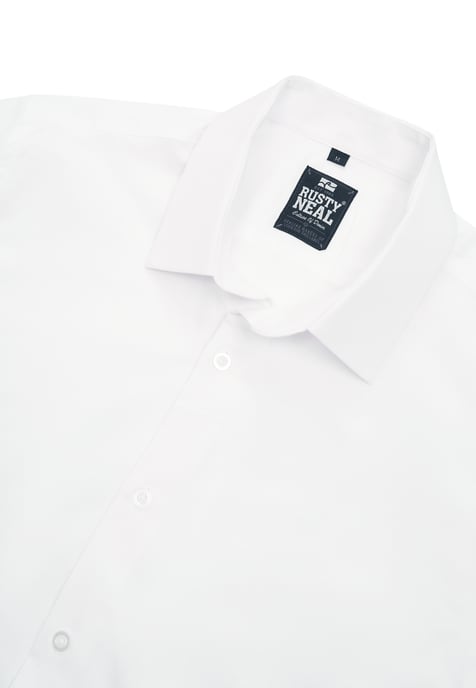 Rusty Neal Overhemd Slim Fit  Weiss - Image 3