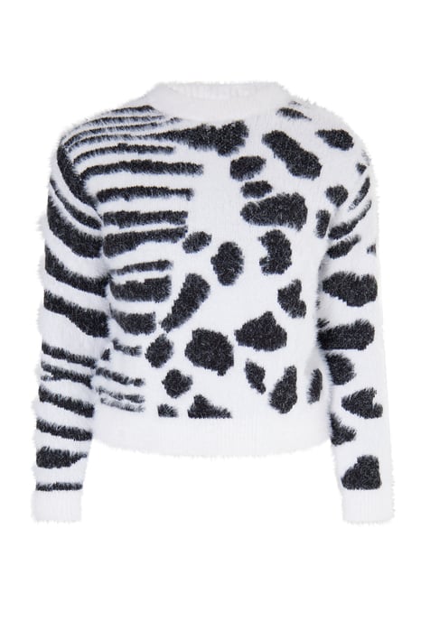 Mymo Strickpullover Mädchen (Kids) weiss - Image 1