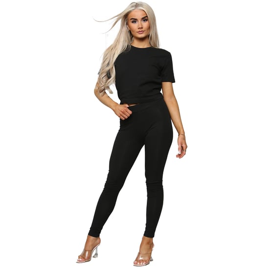 Kruze | Womens Stretch Leggings - Schwarz - Image 4