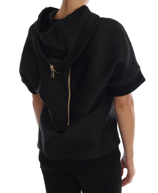 Dolce & Gabbana Women's Black Fairy Tale Crystal Sweater à capuche - Image 3