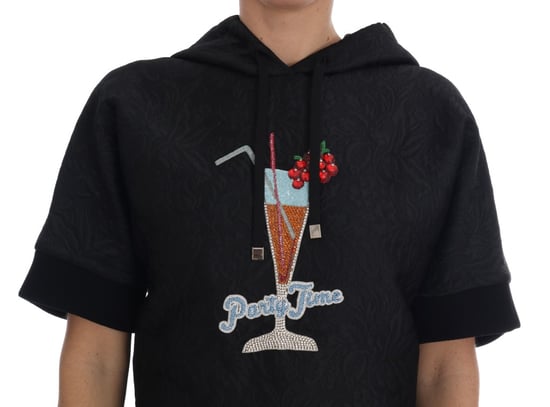 Dolce & Gabbana Women's Black Fairy Tale Crystal Sweater à capuche - Image 4