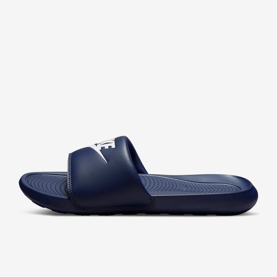 Nike Victori One Slides Midnight Navy/Midnight Navy/White