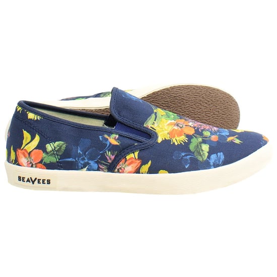 Seavess Baja Trina Turk Damen Navy Plimsolls - Image 4