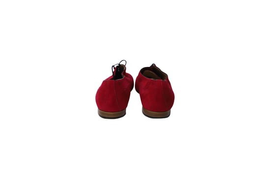 Manolo Blahnik Witney Brogues aus pinkem Wildleder - Image 4