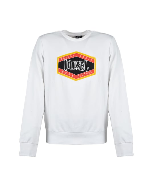 Diesel Sweatshirt Felpa Men's White