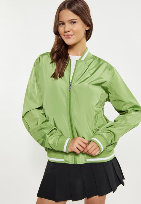 Mymo Collegejacke Damen hellgrün - Image 3