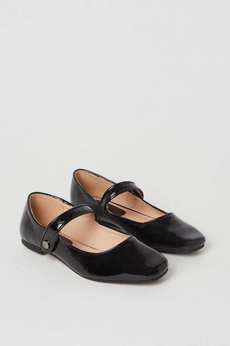 Paulette Square Toe Mary Jane Ballet Flats