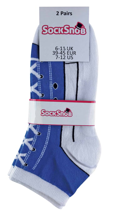 Sock Snob - 2 Paar Unisex-Socken für Erwachsene, die wie Schuhe aussehen - Image 2