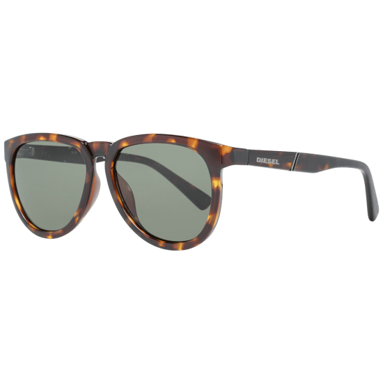 Diesel Oval Unisex Dunkel Havanna Grün Sonnenbrille - Image 1