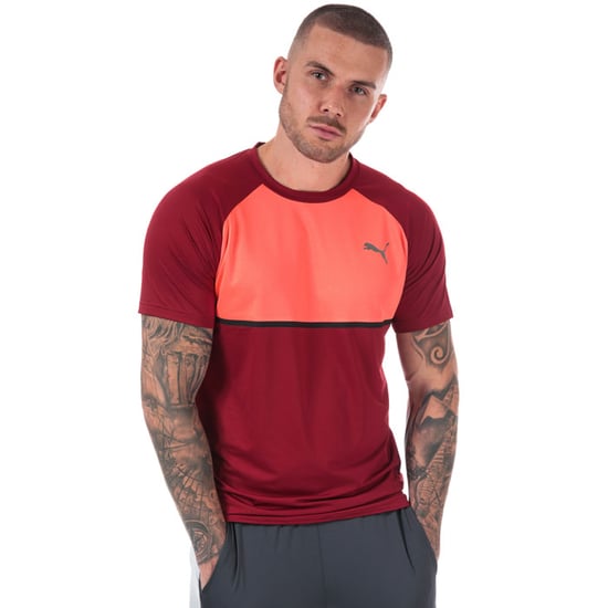 Men's Puma Power BND T-Shirt in Red