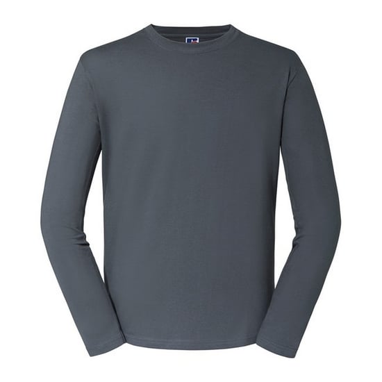Russell Mens Classic Langarm T-Shirt (Convoy Grau) - Image 1