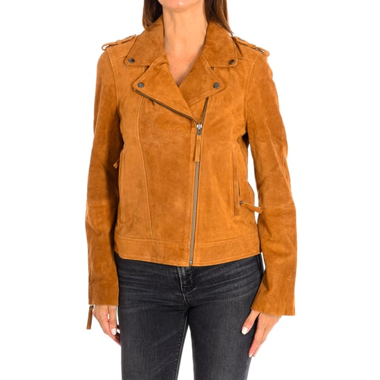 Kurze langärmelige Lederjacke 9461 Damen - Image 1