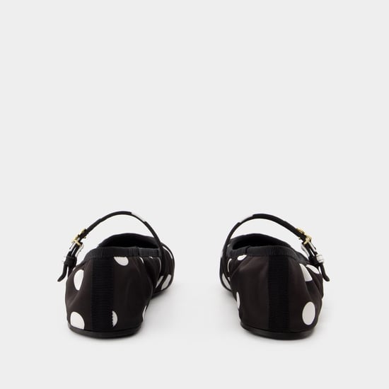 Ballerinas - Dolce&Gabbana - Baumwolle - Schwarz/Weiß - Image 2