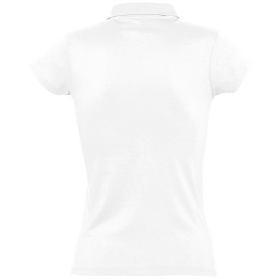 SOLS Damen/Damen Prescott Kurzarm-Jersey-Poloshirt (Weiß) - Image 2