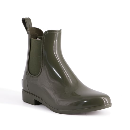 Aus Wooli Australia Womens Rainboots With Sheepskin Insole Included OLIVE
