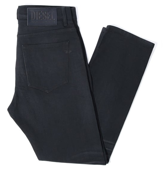 Jean D-Viker droit Diesel Pour Homme en Noir - Image 1