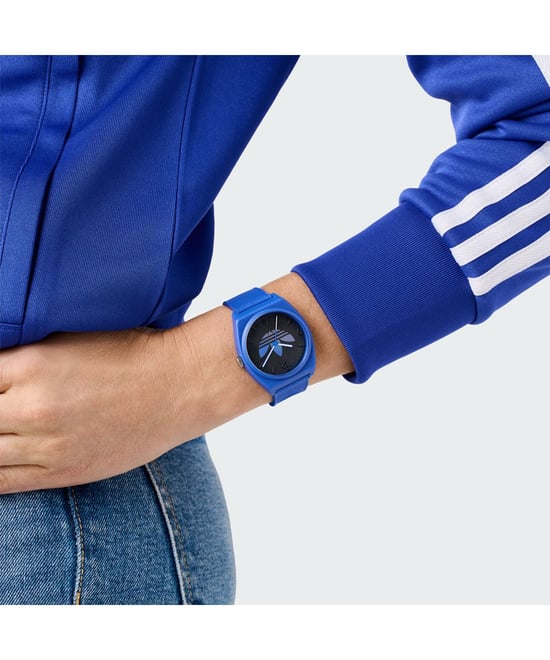 Adidas Originals Project Two Grfx Unisex's Blue Watch AOST24553