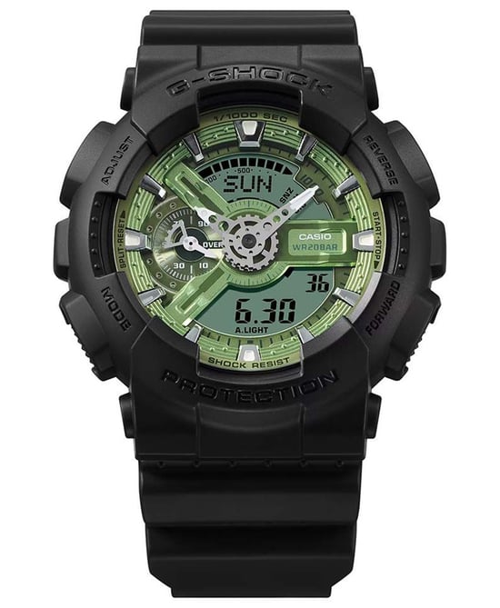 Casio G-Shock Herren Schwarz Uhr GA-110CD-1A3ER - Image 3