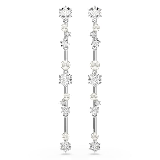 Swarovski 'Constella Bars' Damen Ohrringe aus Basismetall - Silber 5705614 - Image 1