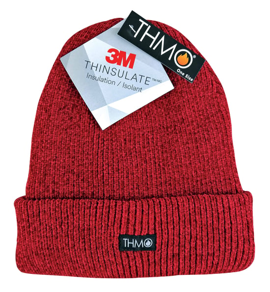 THMO - Ladies Thermal 40g 3M Insulation gefüttert Chenille Beanie Hut - Image 2
