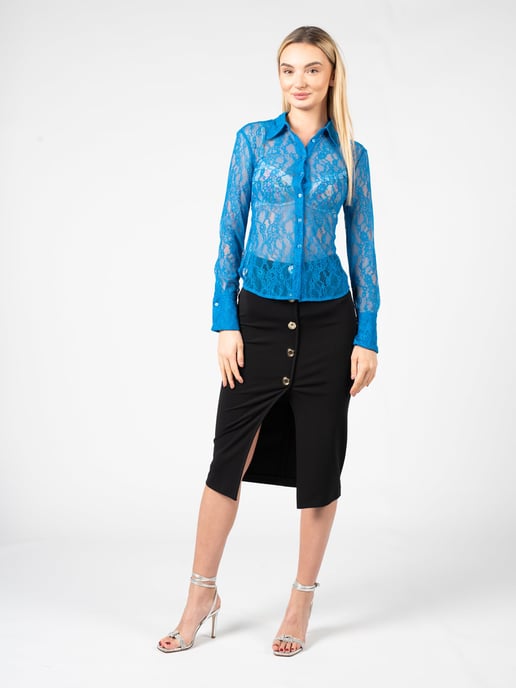 Pinko Hemd Cortese Damen blau - Image 2