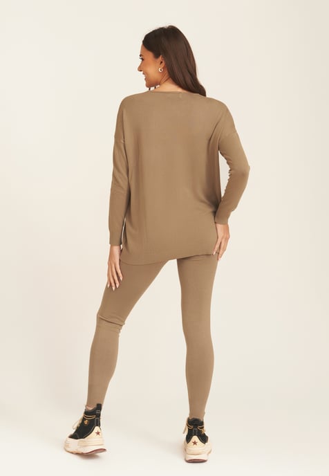 Leggings aus gebürsteter Baumwolle - Image 3