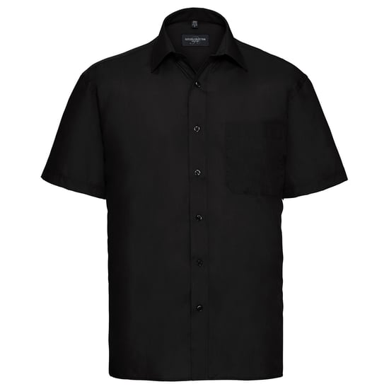Russell Collection - Hemd Pflegeleicht für Herren kurzärmlig (Schwarz) - Image 1