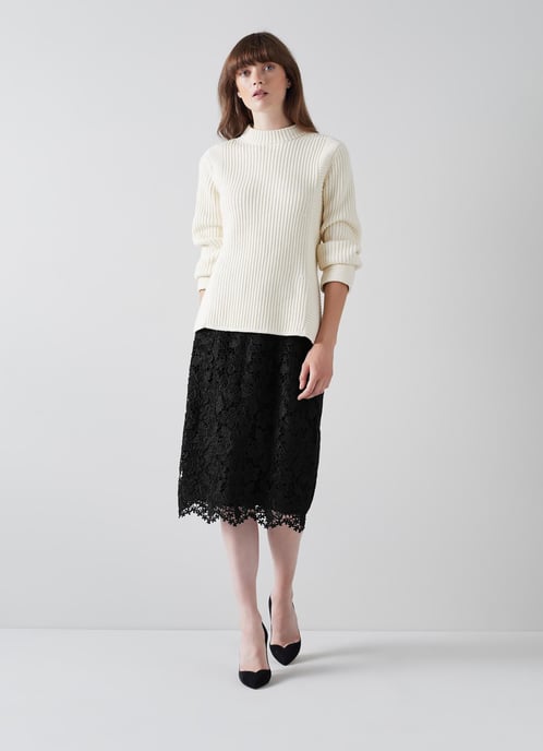 LK Bennett  Lola Skirt, Black