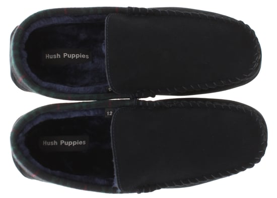 Hush Puppies Andreas Wildleder-Herren-Hausschuhe In Marineblau - Image 6