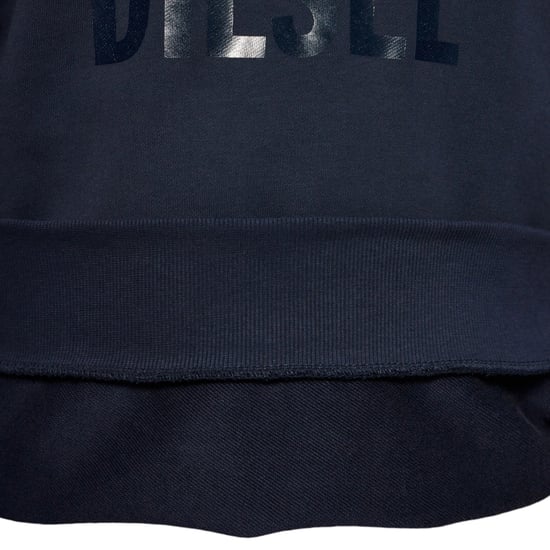 Diesel - Einfarbiges Sweatshirt In Marineblau - Image 5