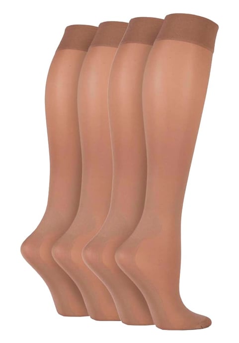2 Paar Damen-Kompressions-Kniestrümpfe mit 40 Denier - Image 1
