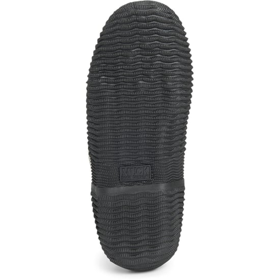 Muck Boots Hale Gummi Schwarz W/ Fuzzy Herringbone Wellington Stiefel - Image 4