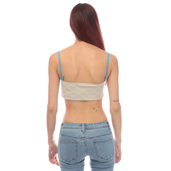 Women's Off White Monogram Tube Top in Grey
