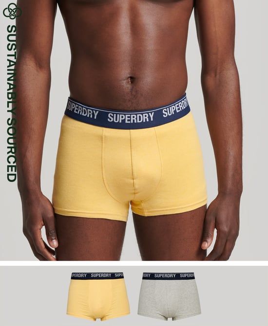 Superdry Lot de deux caleçons en coton bio - Image 1