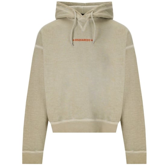 Dsquared2 Cipro Fit Small Logo Mastic Beige Kapuzenpullover - Image 1