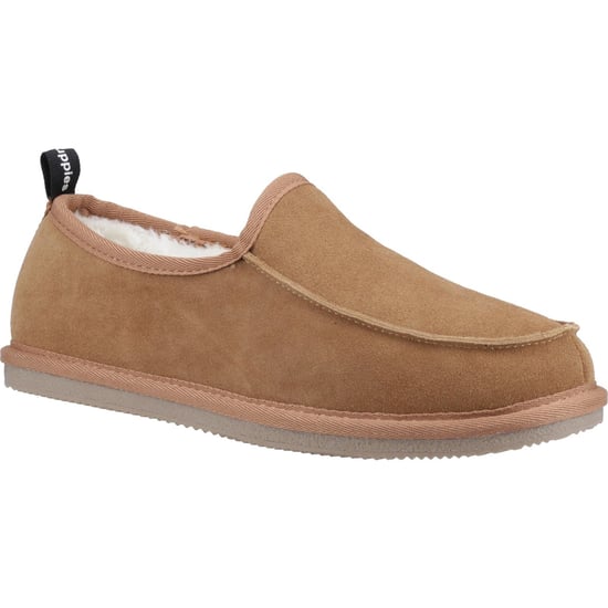 Hush Puppies Charles Wildleder Herren Pantoffeln Tan - Image 1