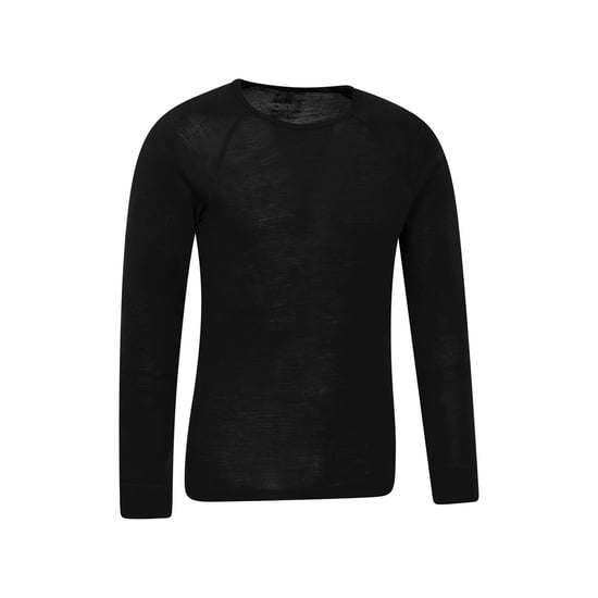 Mountain Warehouse Mens Merino Wool Thermal Top (Black)