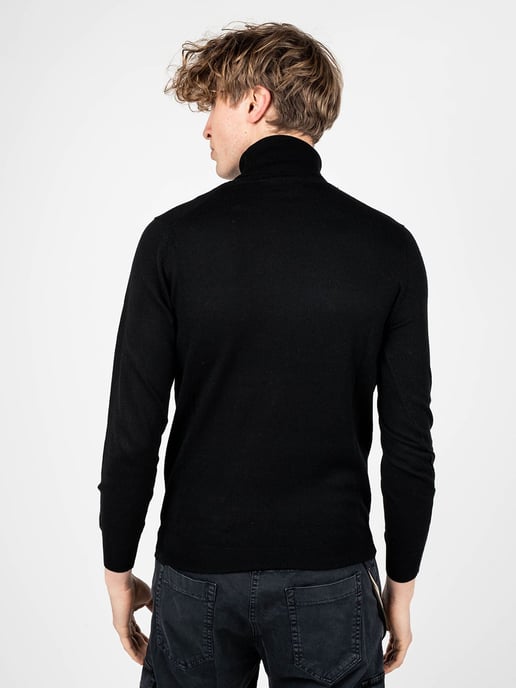 Xagon Man Pullover Turtleneck Herren schwarz - Image 4