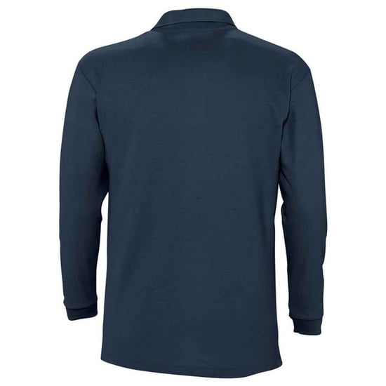 SOLS - "Winter II" Poloshirt für Herren/Damen Unisex Langärmlig (Marineblau) - Image 2