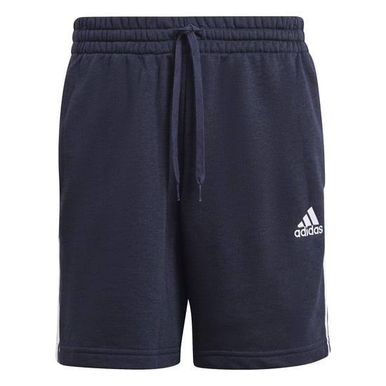 Short Essentials tissu eponge 3 bandes adidas Pour Homme en Bleu Marine - Image 2
