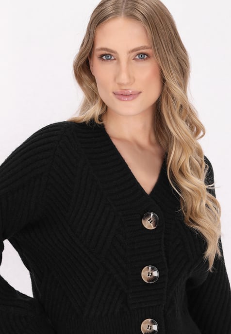 Dreimaster Cardigan Damen Schwarz - Image 5
