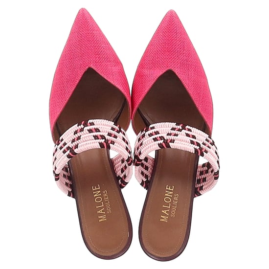 Malone Souliers Geflochtene Maisie Sandalen aus pinkem Raphia - Image 2