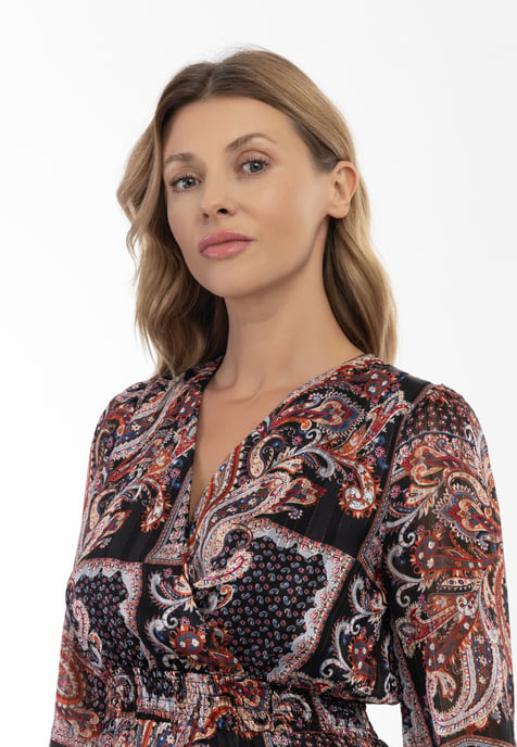 usha paisley print maxi dress nowles