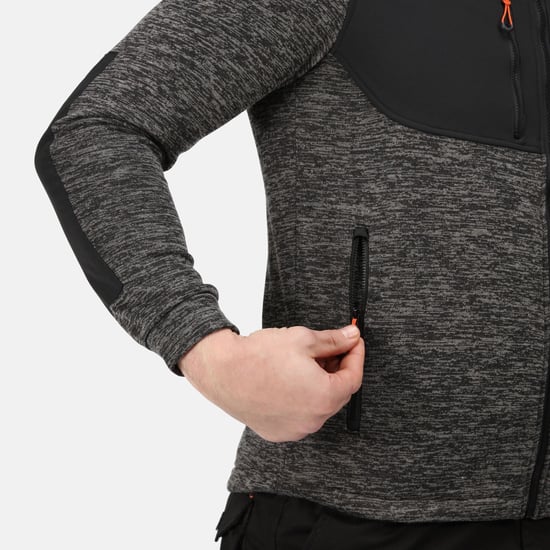 Regatta Mens Heist Jacket (Ash/Black)