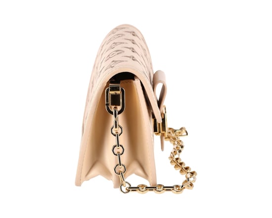 Louis Vuitton Dauphine East West Broderie Anglaise Handtasche aus beigem Kalbsleder - Image 2