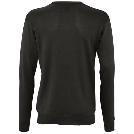 SOLS Herren Galaxy V-Ausschnitt Pullover (Schwarz) - Image 2