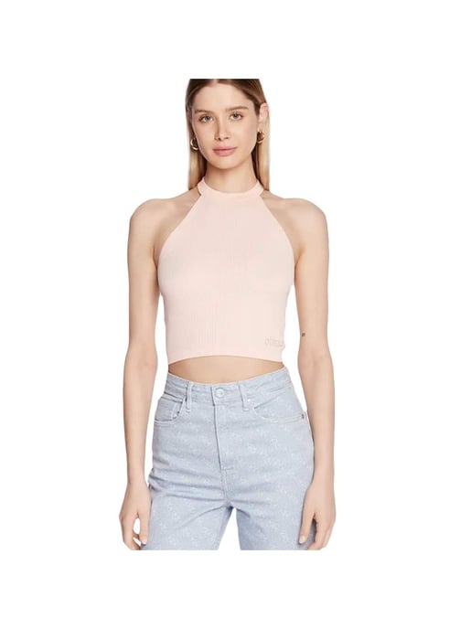 Guess Damen Logo Klassik Top - Image 1