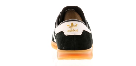 Adidas Originals Mens Trainers Hamburg Leather Lace Up  black