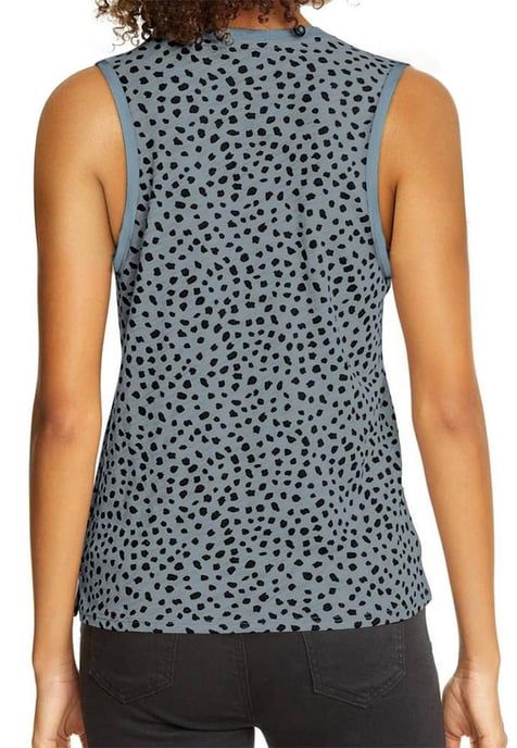 Tanktop mit Leopardenmuster für Damen in Grau - Image 6