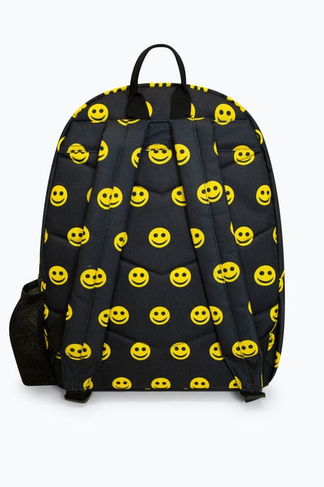 Hype Unisex Ikonischer Lächeln Schwarzer Rucksack für die Schule - Image 3